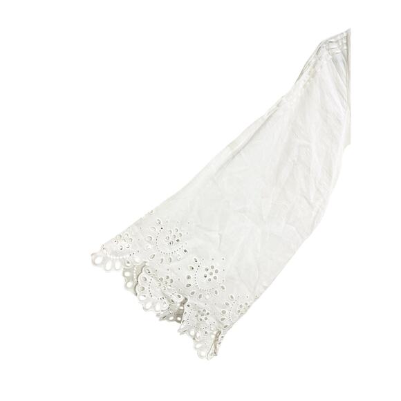 Hill House Cora Linen Blend Eyelet Midi Dress Size XL Boho Beachy Hippie Dainty - Picture 5 of 6